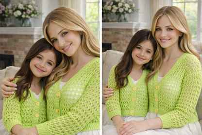 Mesh Cardigan Crochet Pattern – LACELOOPSTUDIO