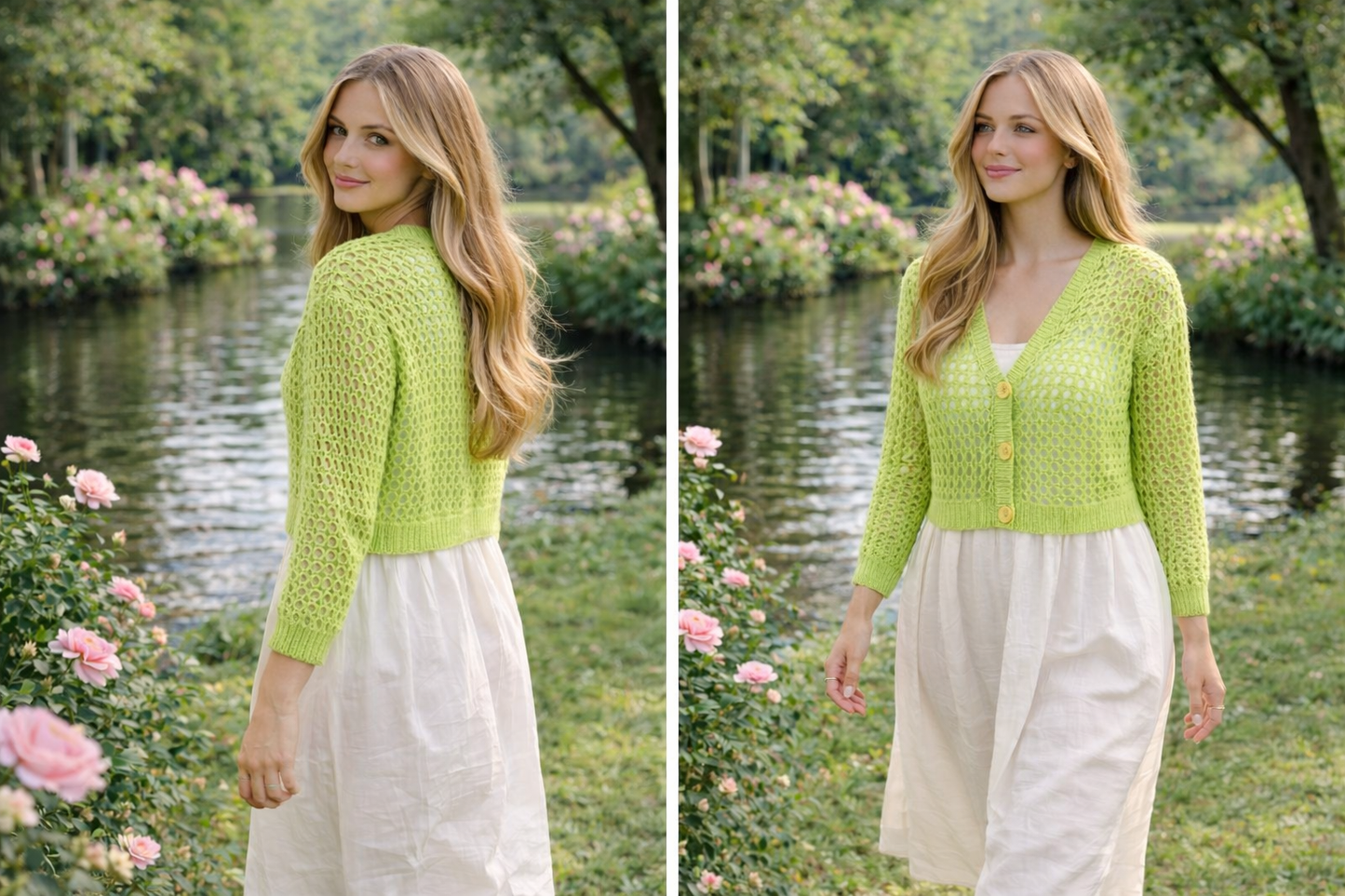 Mesh Cardigan Crochet Pattern – LACELOOPSTUDIO